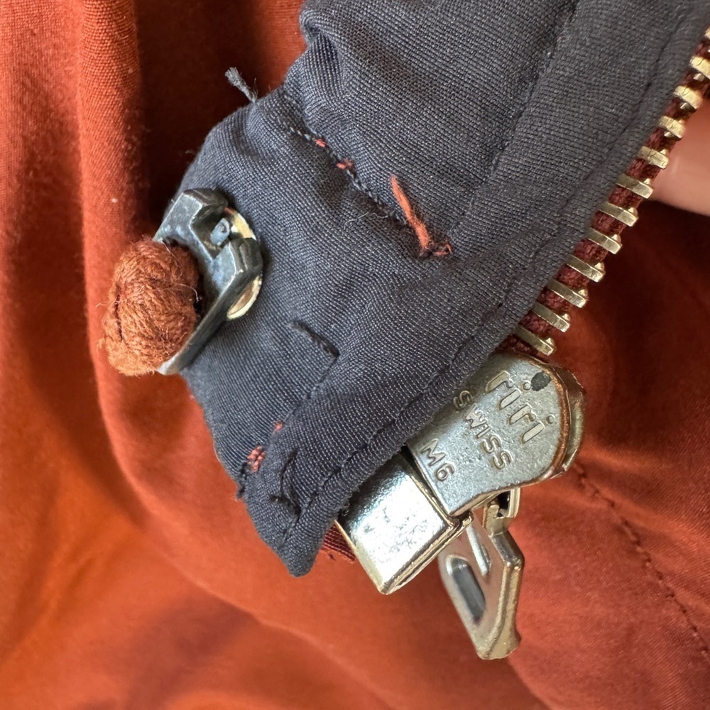 Vintage Bogner Germany Embroidered Western Ski Jacket Rust Orange - Picture 10 of 17